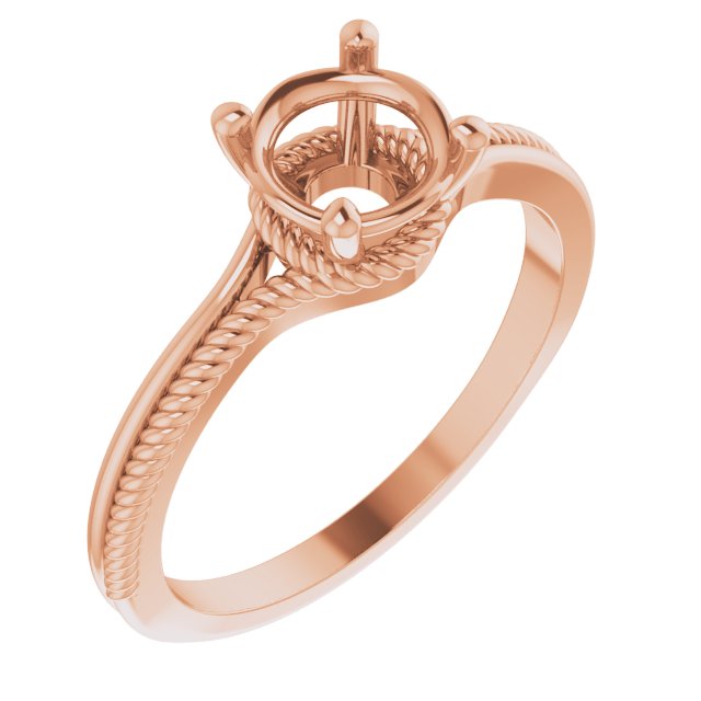 Solitaire Engagement Ring or Band