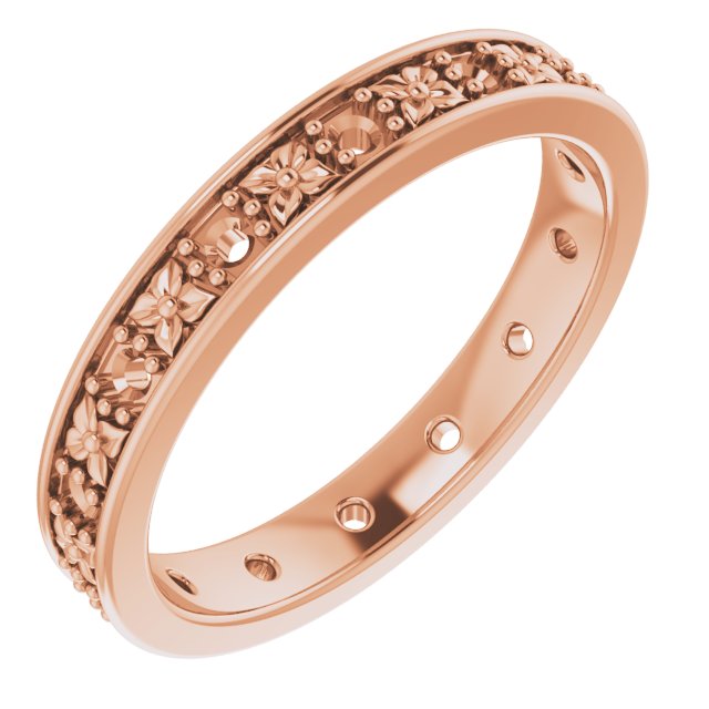 Floral Eternity Band
