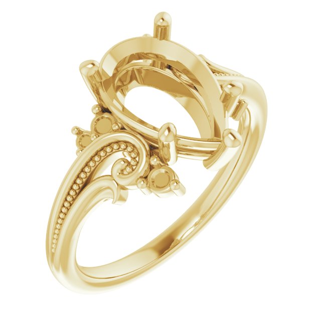 Accented Sculptural Ring