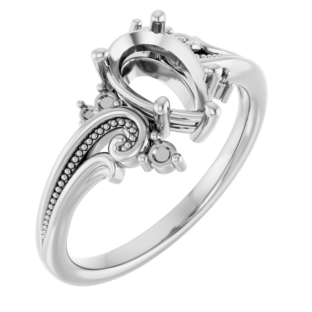 Accented Sculptural Ring