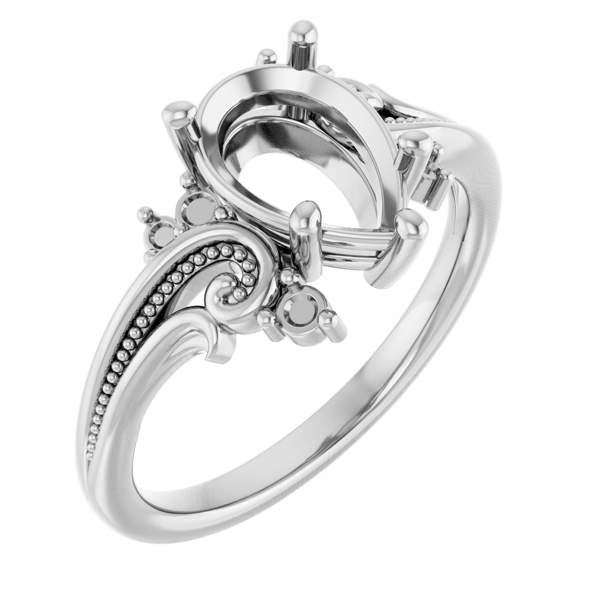 Accented Sculptural Ring