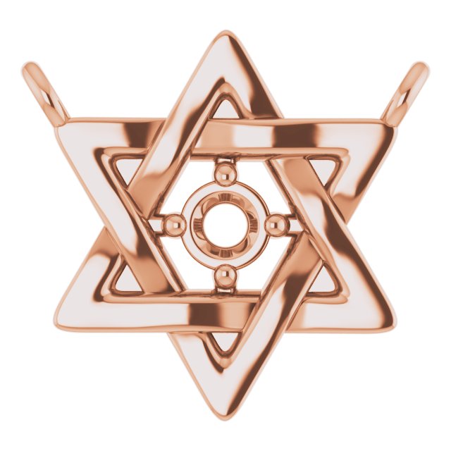 Star of David Necklace or Center