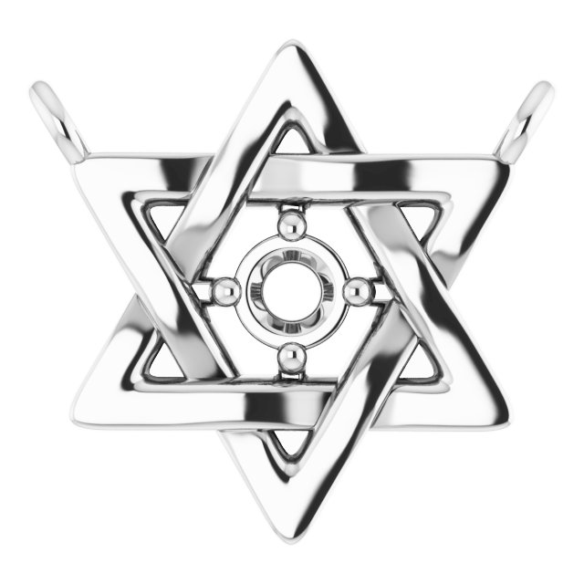 Star of David Necklace or Center