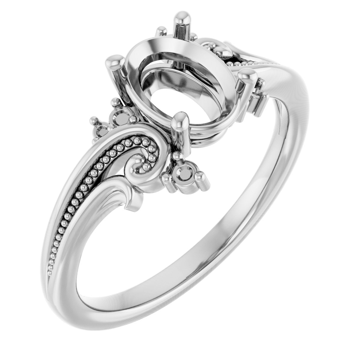 Accented Sculptural Ring