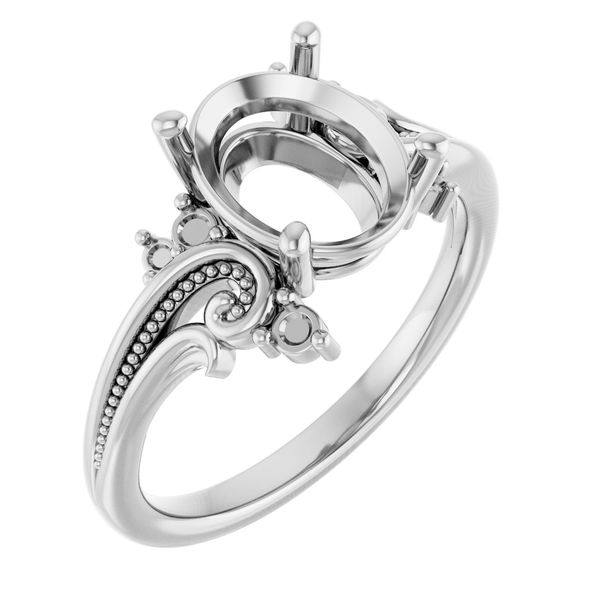 Accented Sculptural Ring