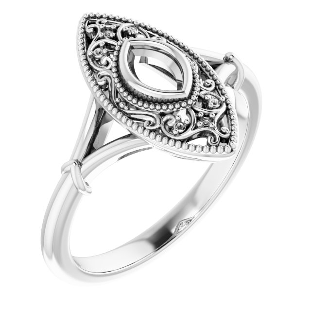 14k White Gold