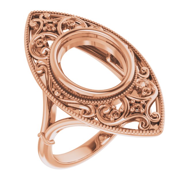 Vintage-Inspired Bezel-Set Ring