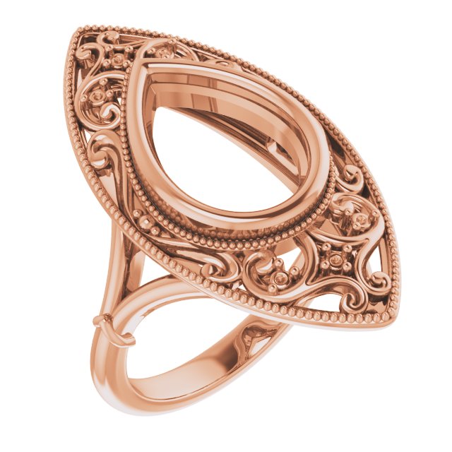 Vintage-Inspired Bezel-Set Ring