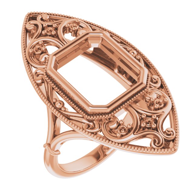 Vintage-Inspired Bezel-Set Ring