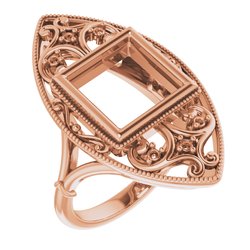Vintage-Inspired Bezel-Set Ring