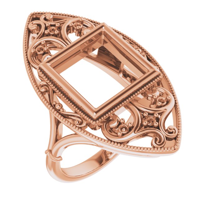 Vintage-Inspired Bezel-Set Ring