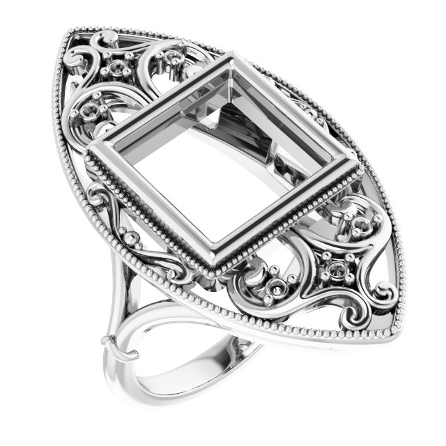 Vintage-Inspired Bezel-Set Ring