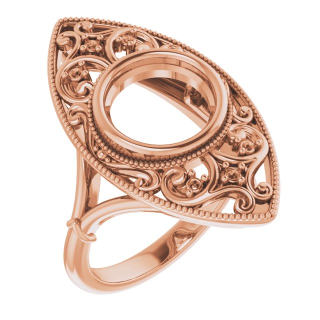 Vintage-Inspired Bezel-Set Ring