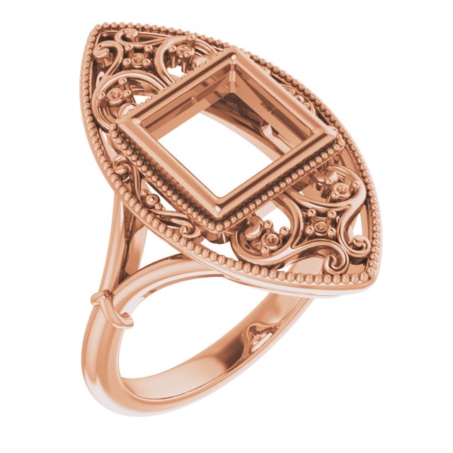 Vintage-Inspired Bezel-Set Ring