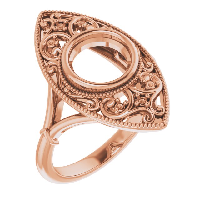 Vintage-Inspired Bezel-Set Ring