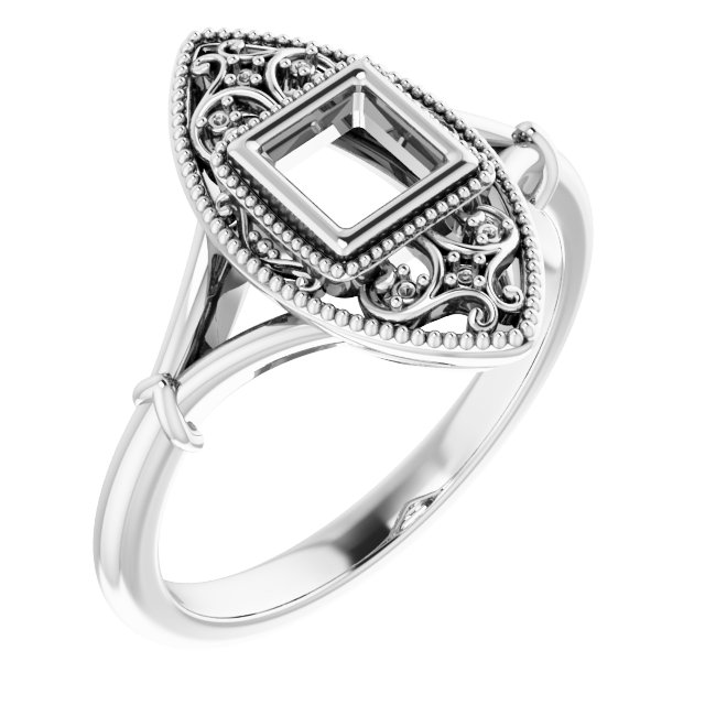 14k White Gold