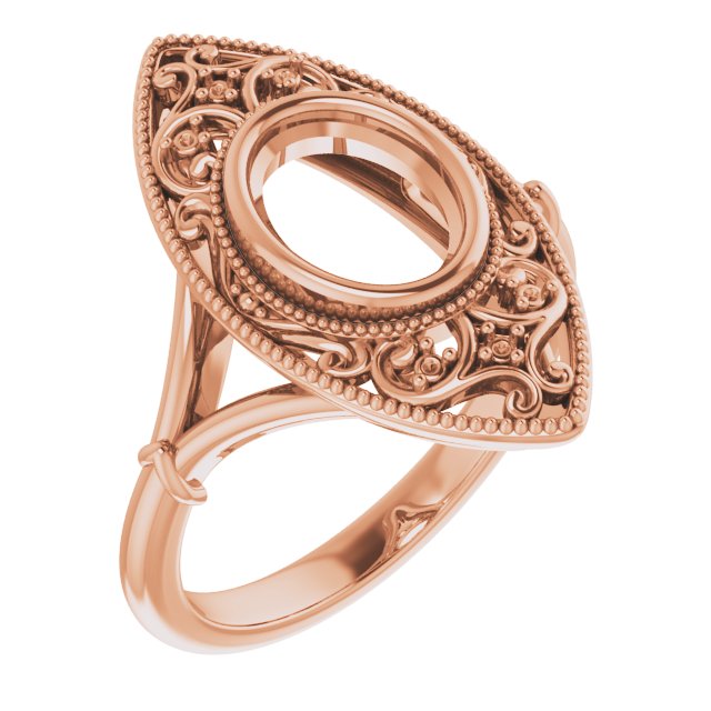 Vintage-Inspired Bezel-Set Ring