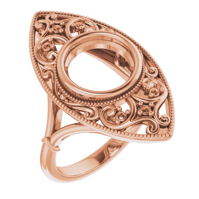 Vintage-Inspired Bezel-Set Ring