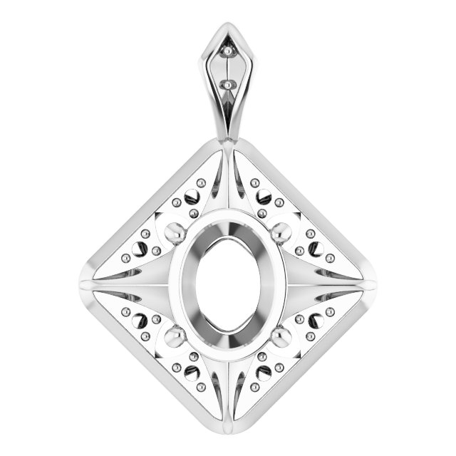 Halo-Style Pendant