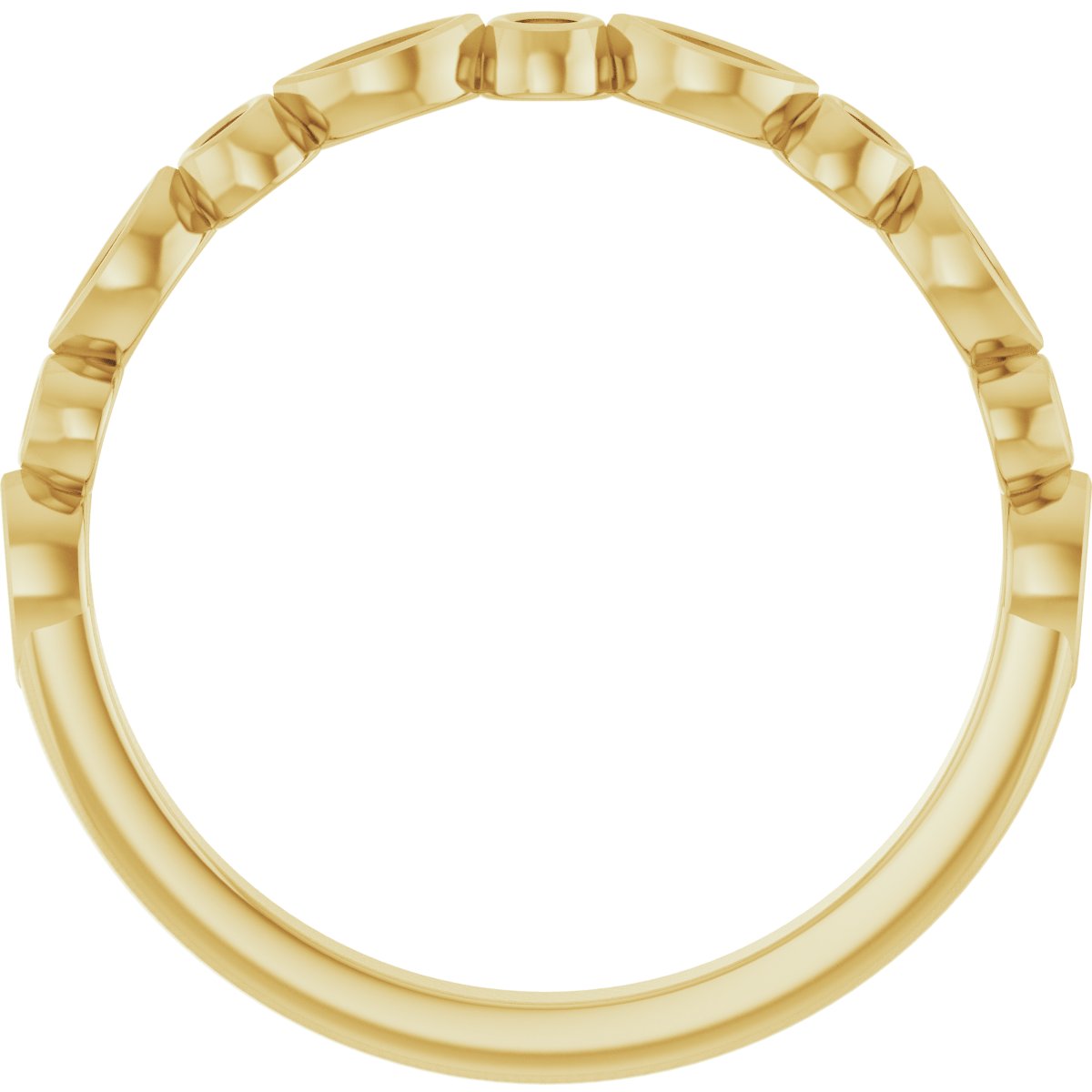 14K Yellow 1/4 CTW Diamond Anniversary Band