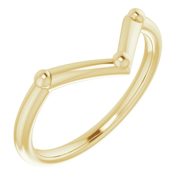 14K Yellow Geometric Ring