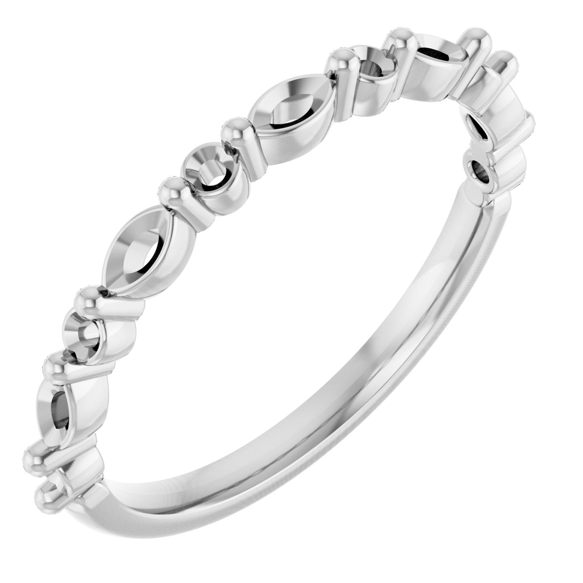 Platinum 1/4 CTW Natural Diamond Anniversary Band