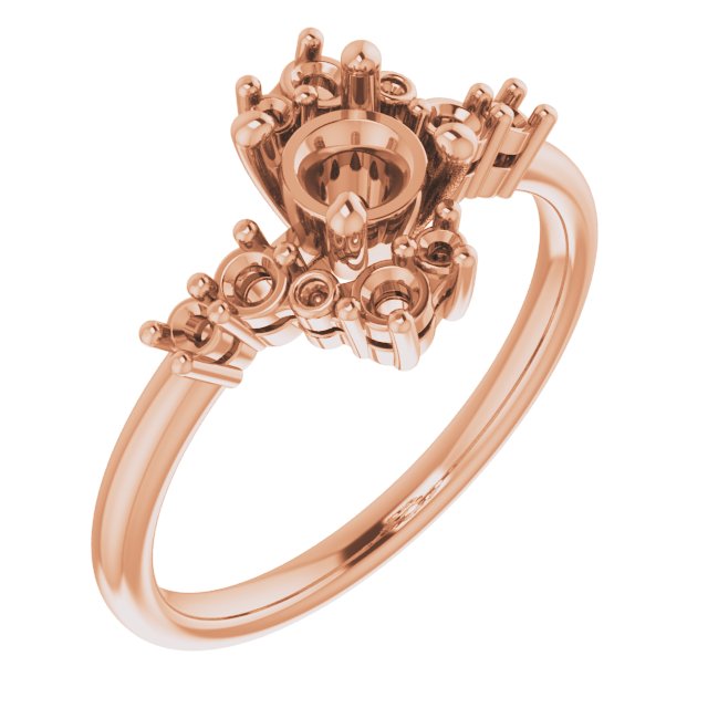 Accented Engagement Ring or Band