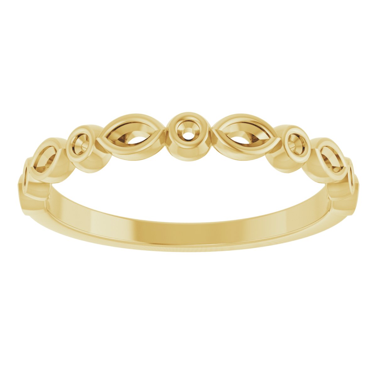 14K Yellow 1/4 CTW Diamond Anniversary Band