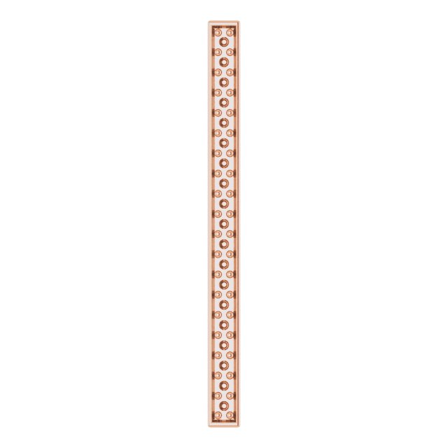 14K Rose 1/5 CTW Natural Diamond Vertical Bar Pendant