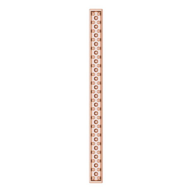 14K Rose 1/5 CTW Natural Diamond Vertical Bar Pendant