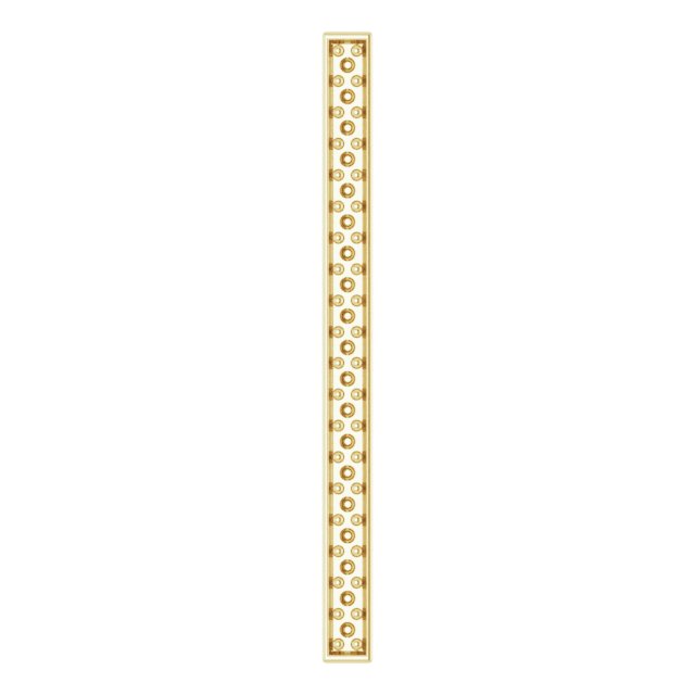 14K Yellow 1/5 CTW Natural Diamond Vertical Bar Pendant