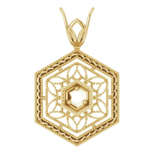14k Yellow Gold