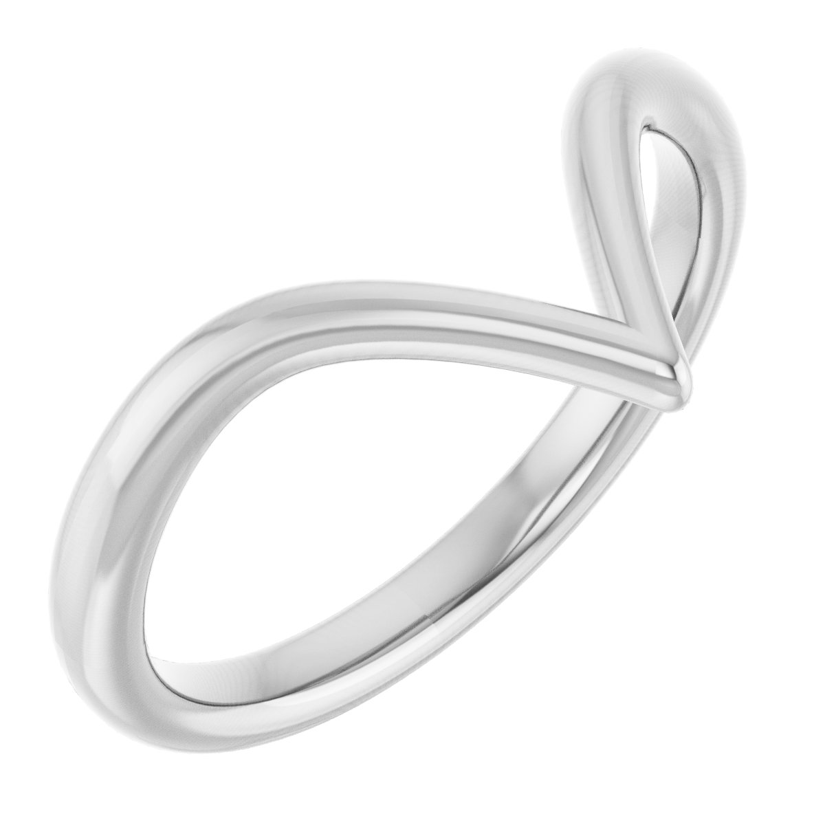 14K White Gold Matching Band