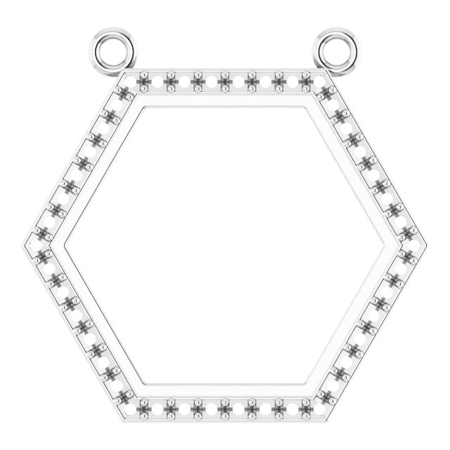 Geometric Necklace Center