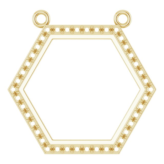 Geometric Necklace Center