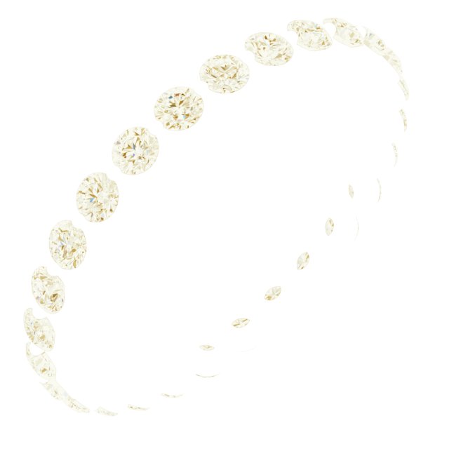 14K Yellow 3/4 CTW Lab-Grown Diamond  Eternity Band