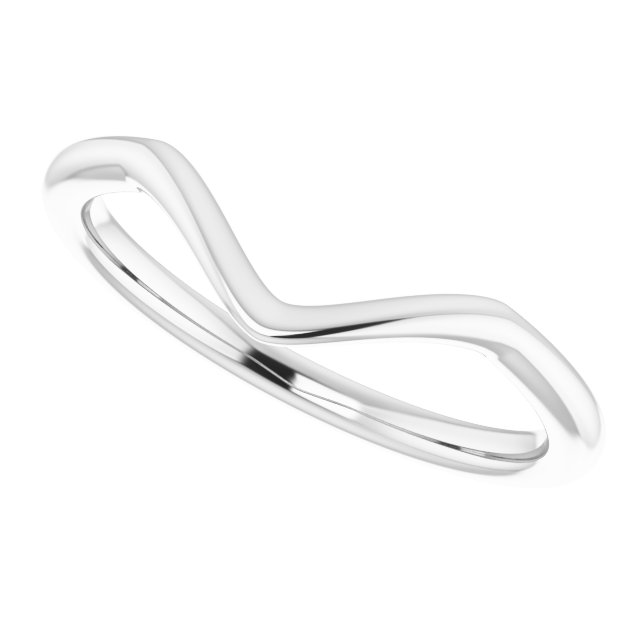 14K White Gold Matching Band