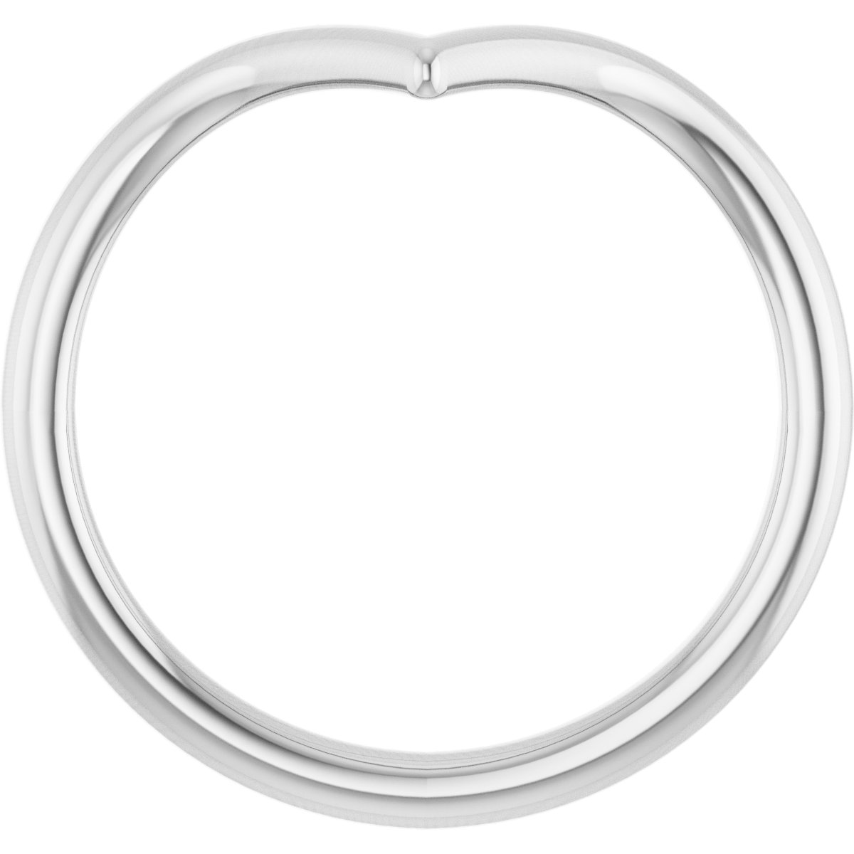 14K White Gold Matching Band