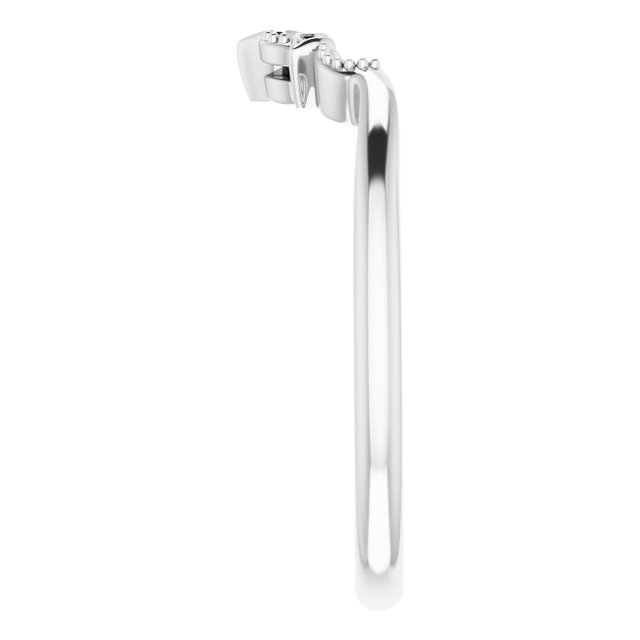 14K White Matching Band-4
