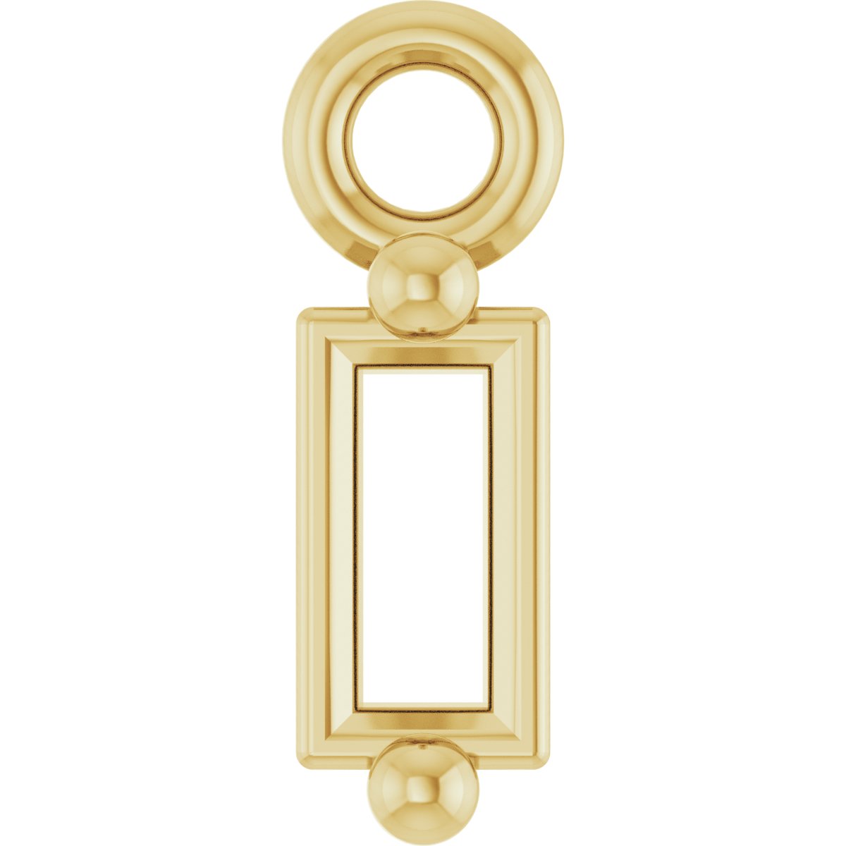 Round 4-Prong Basket Dangle