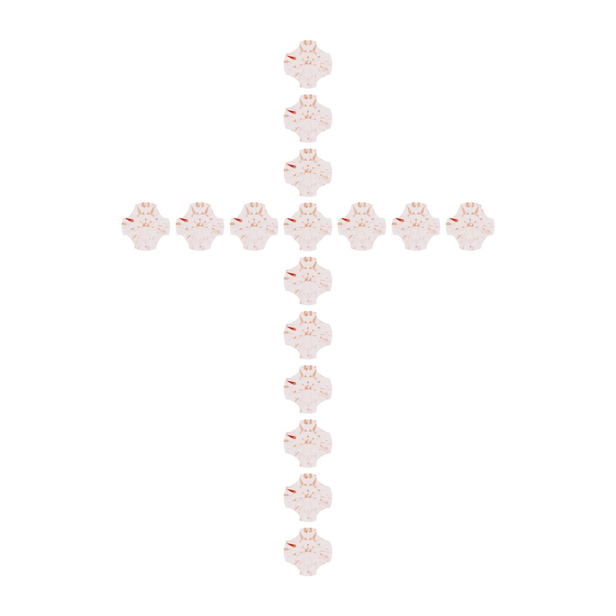 French-Set Cross Necklace or Pendant