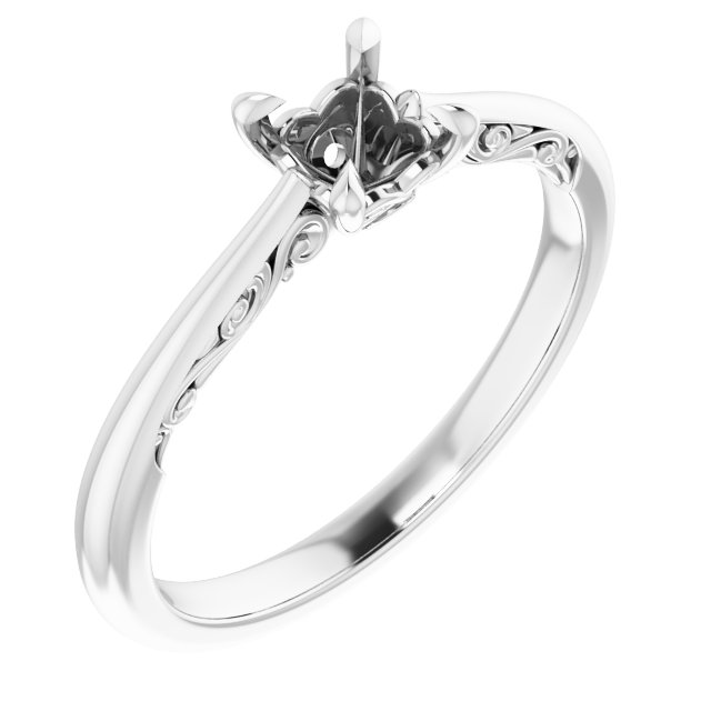 Accented Engagement Ring
