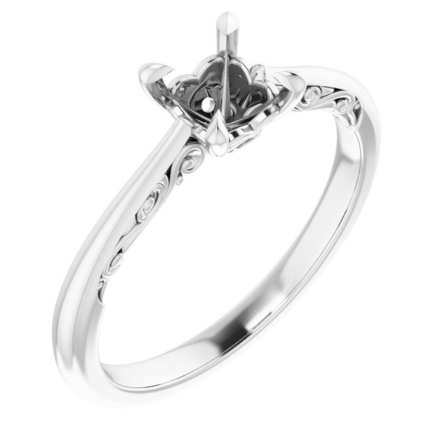 Accented Engagement Ring
