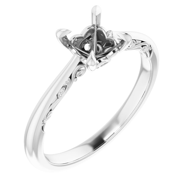 Accented Engagement Ring
