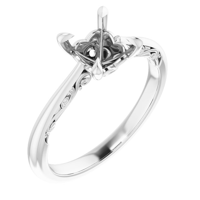 Accented Engagement Ring