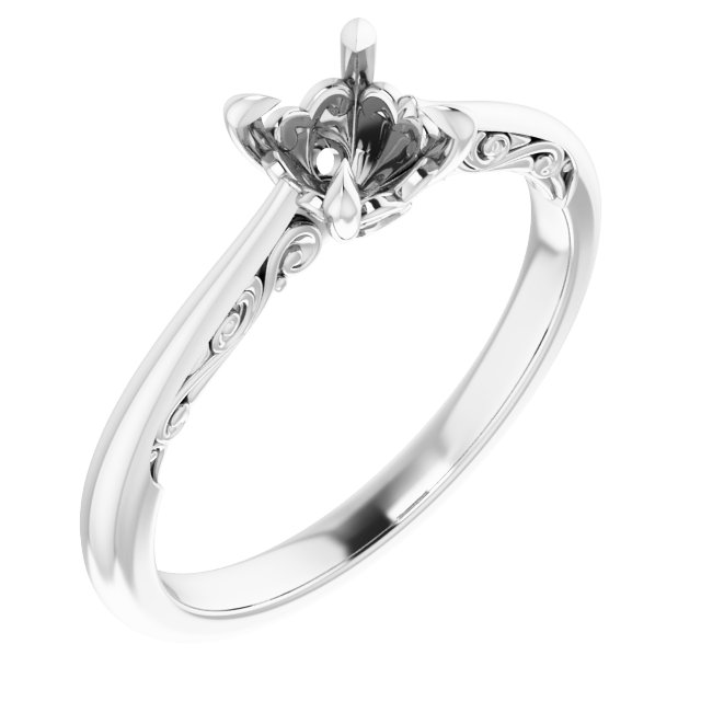 Accented Engagement Ring