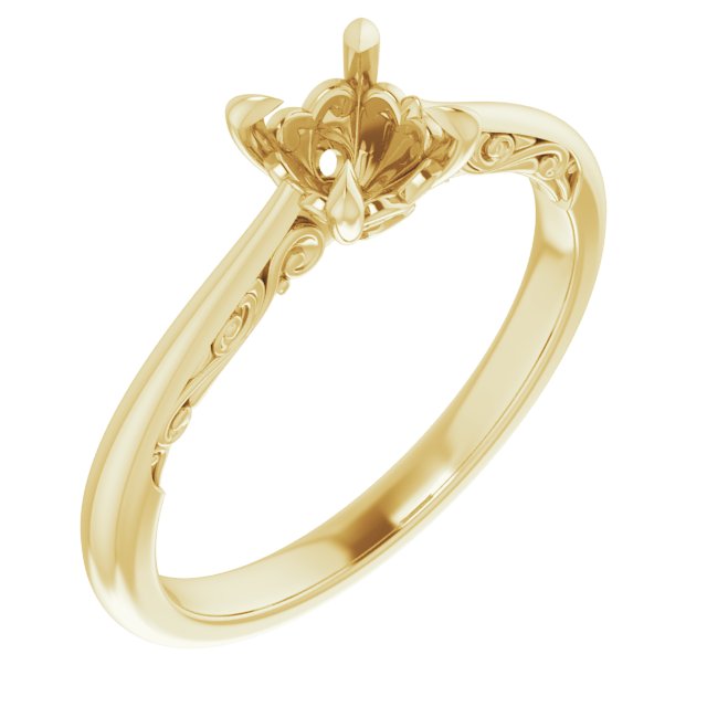 Accented Engagement Ring
