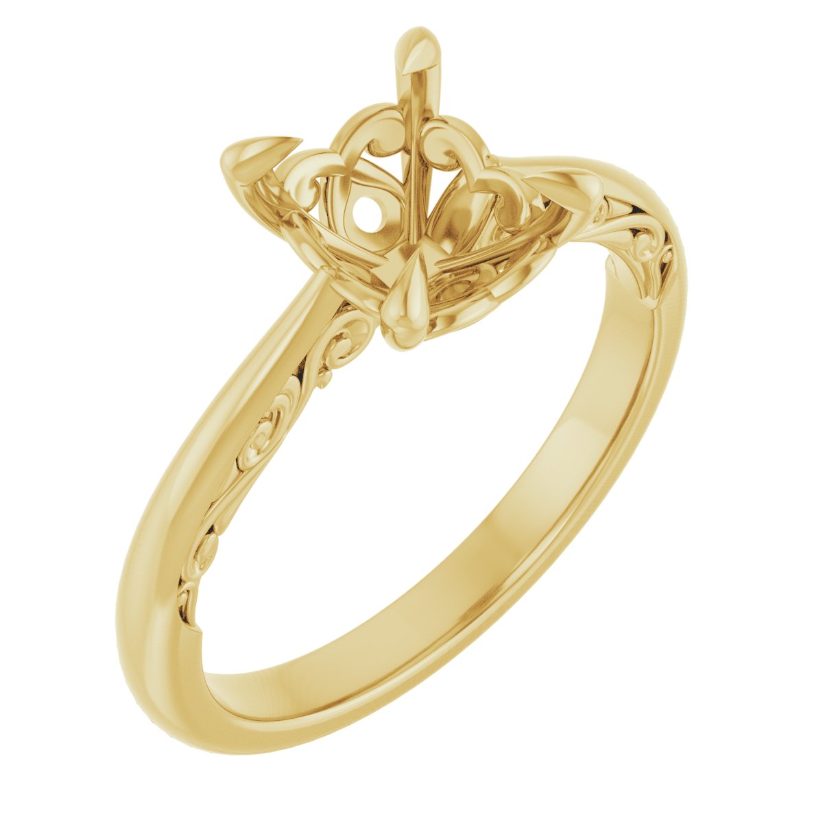 Accented Engagement Ring