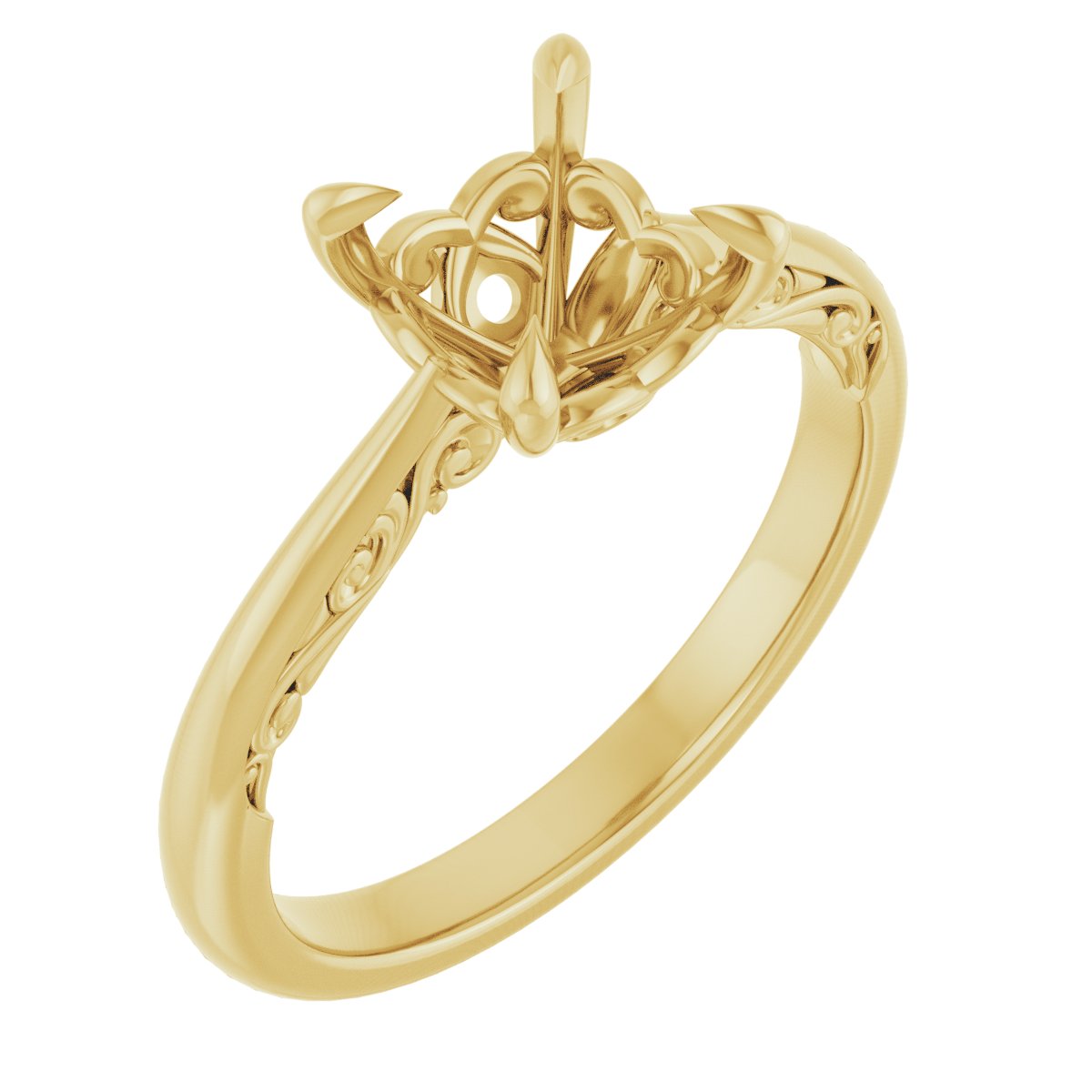 Accented Engagement Ring