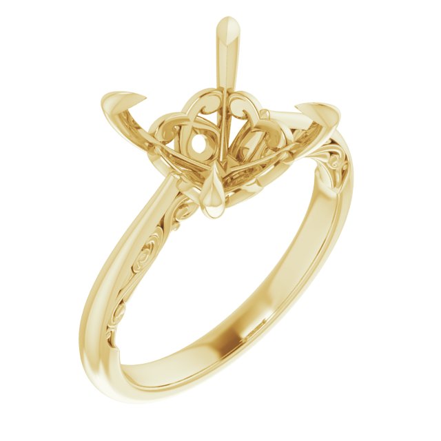 Accented Engagement Ring